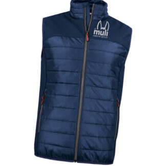 Gilet bestickt "Muli" - Blau - XL